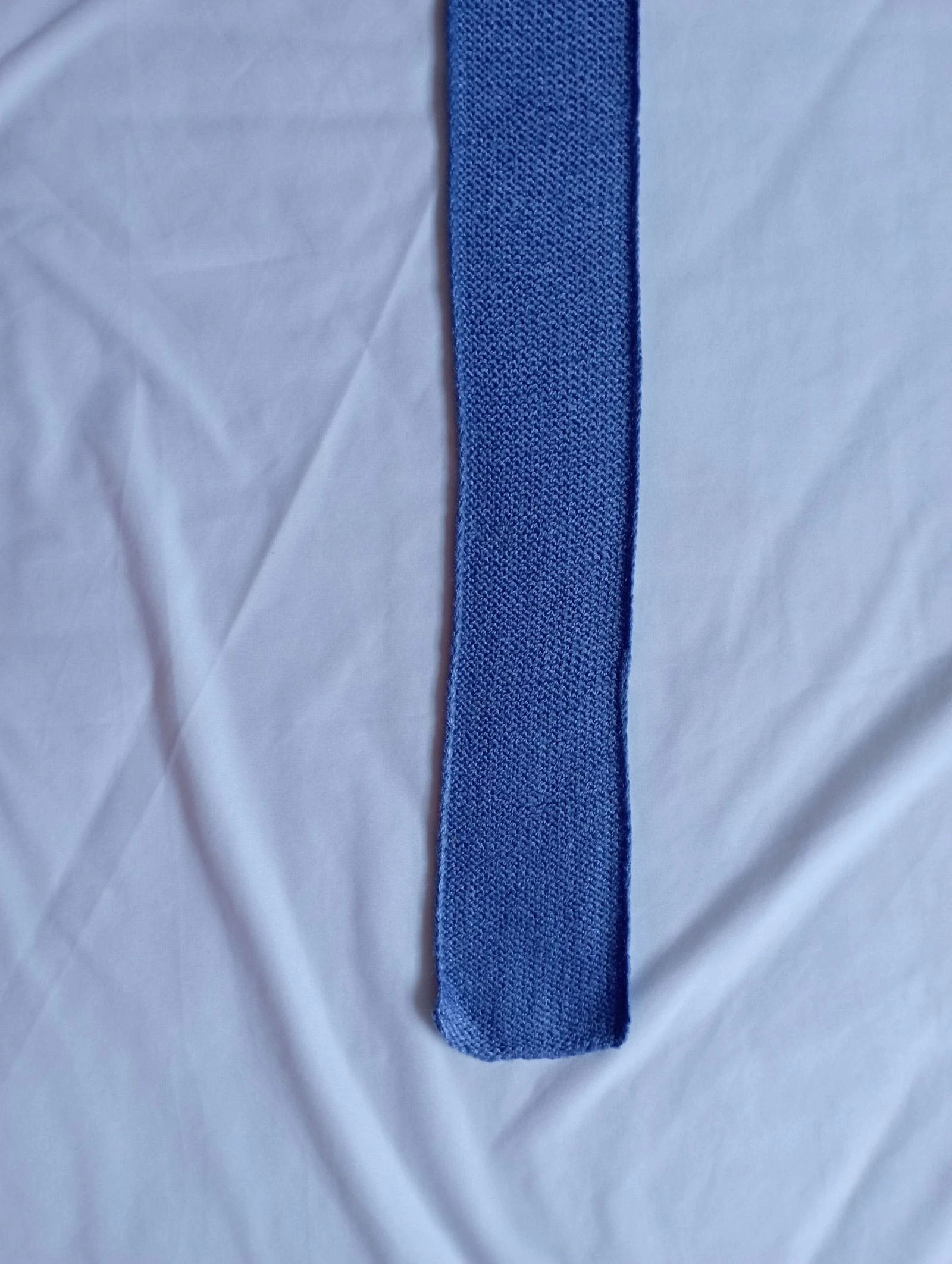 Cachecol de malha infantil azul – photo 4